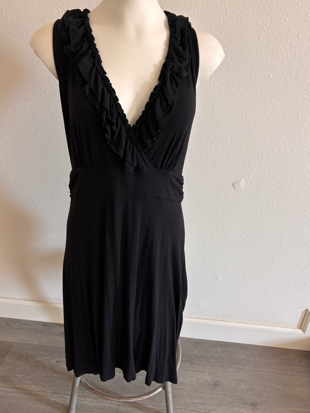 A New Approach Ruffle V Dress